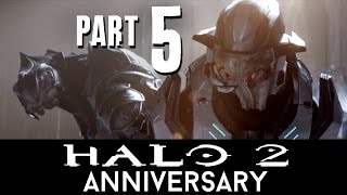 Halo 2 Anniversary Walkthrough Part 5  THE ORACLE Mission 7 Master Chief Collection  60fps [upl. by Ardnasal607]