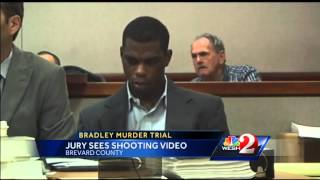 Jury in Bradley trial views video of shooting [upl. by Jeno489]