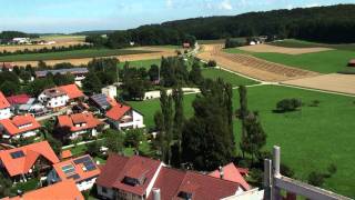 Böhringen  Rundblick vom Kirchturm der St Gallus Kirche Römerstein Böhringen [upl. by Sevik]