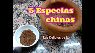 5 especias Chinas [upl. by Buonomo]