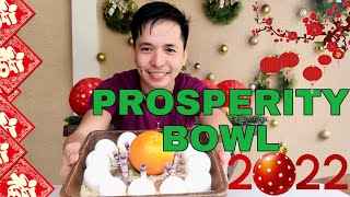 HOW TO MAKE PROSPERITY BOWL FOR NEW YEAR  PAMPA SWERTE  BAGONG TAON 2022 [upl. by Neros]