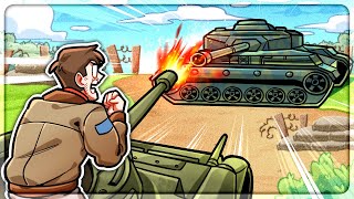 I Commanded An UNBEATABLE ARMY To Victory in Total Tank Generals [upl. by Bigler726]