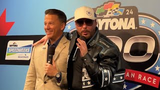 Pitbull Shares NASCAR News for 2025 [upl. by Ahsieker]