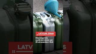 Dīzeļdegviela sadārdzināsies par 26 eirocentiem litrā [upl. by Onitselec]