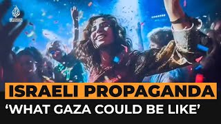 Outrage over What Gaza could be like’ propaganda video  Al Jazeera Newsfeed [upl. by Haizek]