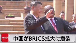 BRICS首脳会議が開幕 中国が加盟国拡大に意欲（2023年8月23日） [upl. by Valeta]