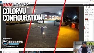 Hikvision ColorVu Set Up and Comparison at Night [upl. by Bruno]