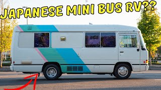 This 1992 Diesel Toyota Mini Bus is an AMAZING Van Life Platform 1992 Toyota Coaster Motorhome POV [upl. by Petr]