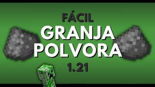 🎉 ¡La Granja de Pólvora Más Eficiente en Minecraft 121 Cómo Hacer lo Paso a Paso 🛠️ [upl. by Ater]