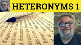 Heteronyms 1 Same Spelling but Different Pronunciation  Heteronyms tear row bow read frequent [upl. by Derzon481]