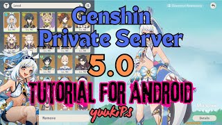 genshin impact private server android 50  how to get genshin 50 ps for android tutorial [upl. by Josefina]