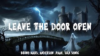 Bruno Mars Anderson Paak Silk Sonic  Leave the Door Open Lyrics Halloween 2024 [upl. by Dorri979]