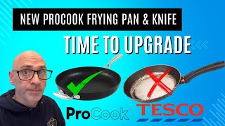 Upgrade from Tesco to ProCook Frying Pan and Steak Knife  UK Carnivore [upl. by Aihpos]