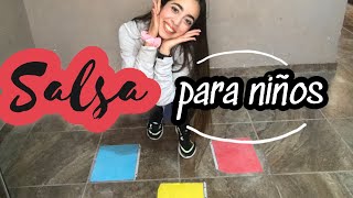 SALSA Para Niños  Aprende a bailar  Pasos Básicos [upl. by Arihsan200]