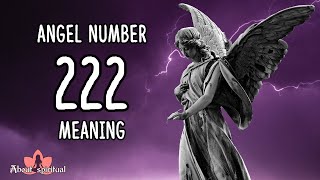 222 Angel Number Meaning Partnership Trust amp Divine Guidancelaw of attraction [upl. by Alfons358]