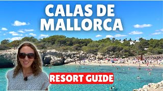 A Holiday Guide to CALAS DE MALLORCA Resort Majorca Spain [upl. by Luahs901]