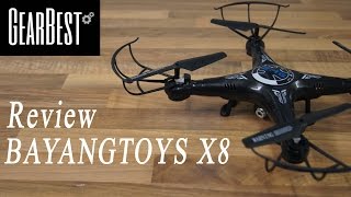 Stable BAYANGTOYS X8 RC Quadcopter Review  RCLifeOn [upl. by Alfredo]