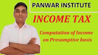 Computation of income on presumptive basis Section 44ADA taxadvice taxseason taxtips [upl. by Libbi]