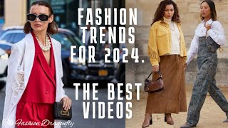 FASHION TRENDS FOR 2024 THE BEST VIDEOS [upl. by Itra]