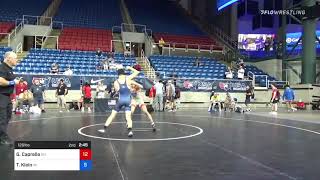 120 Lbs Consi Of 16 2  Gavin Caprella Ohio Vs Tyler Klein Wisconsin Ecd9 [upl. by Nnaira]