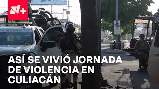 Culiacán Sinaloa vivió otra jornada de violencia al reportarse balaceras y bloqueos  Despierta [upl. by Weinert]