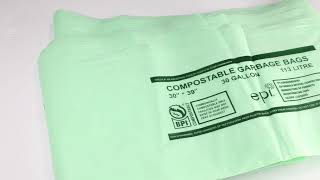 Compostable Garbage Bag  Trash Liner  BIGSKU Canada [upl. by Inafets820]