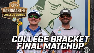 Bassmaster College Classic Bracket Finals matchup [upl. by Yemac]