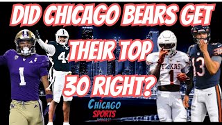 Analyzing the Chicago Bears’ Top 30 Visit List Did They Make the Right Choices [upl. by Nalid]