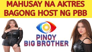 CONGRATS MAHUSAY NA AKTRES BAGONG HOST NG PINOY BIG BROTHER [upl. by Enialem883]