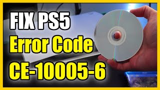 How to Fix PS5 Error Code CE100056 Problem Reading Disc Fast Tutorial [upl. by Afton463]