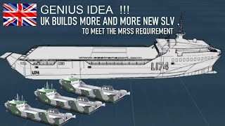 Genius idea UK to build More and More New Stern Landing Vessels SLV to meet the MRSS requirement [upl. by Halette]