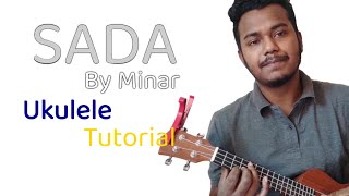 Sada by Minar Ukulele tutorial  Tumi chaile bristy [upl. by Cressler]