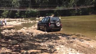 Freelander Td4 Off Road By A River [upl. by Chaney]