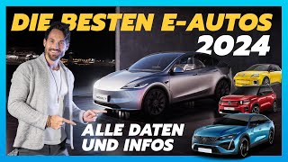 Die BESTEN EAUTOS 2024  alle DATEN und PREISE [upl. by Nivlad]