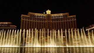 【HD】Bellagio fountain show  Time to Say Goodbye [upl. by Ellennahc]