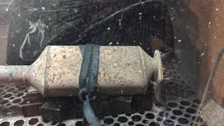 VW Phaeton 30TD  How to correctly clean a blocked DPF [upl. by Ginny497]