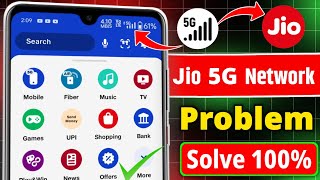 Jio 5G Network Problem Solve 100  Jio 5G Unlimited Data Nahi Chal Raha Hai  Jio 5g settings [upl. by Fillian]