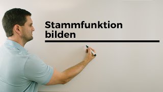 Stammfunktion bilden Integrationsverfahren Integrieren AufleitenÜbersicht  Mathe by Daniel Jung [upl. by Traver]