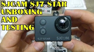 SJCAM SJ7 Star UnboxingTestingSample Videos SJ7Star [upl. by Neb744]