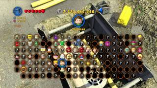 How to get the Gold Brick in a Pipe in the Industrial District in Lego Marvel Super Heroes [upl. by Tilney]