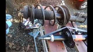 KIa Venga Project  Part 11  Front Strut Replacement [upl. by Ehtyaf]