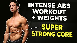 10 MIN DUMBBELL AB WORKOUT GET SUPER STRONG ABS [upl. by Negrom]