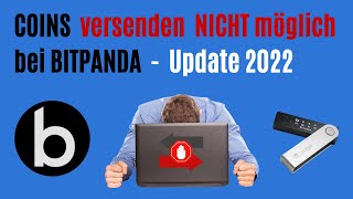 BITPANDA Coins versenden nicht möglich   Update amp Tipps 2022 [upl. by Saxela]