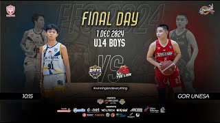 BIFFI GS VS THE LION  KU 14 PUTRA  FINAL DAY  FFS LEAGUE 2024 [upl. by Polito]