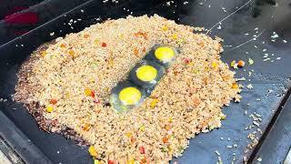 Garlic Fried Rice on the Blackstone Griddle  Griddle Recipes [upl. by Silra]