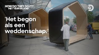 De Nederlandse René Snel bedacht Het Wikkelhuis van karton  How Do They Do It met Teun en Joep [upl. by Aihsinyt]