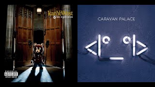 Kanye West amp Jamie Foxx vs Caravan Palace  Lone Gold Digger Mashup [upl. by Tymothy]