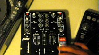 DJ Tech X10 USB DJ Mixer Soundcard Video Review [upl. by Fillbert]