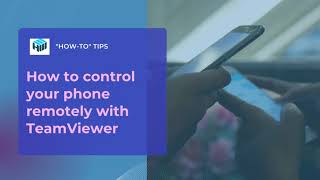 How to control your phone remotely with TeamViewer in 2023 [upl. by Hornstein]