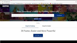 Tutorial Download Video YouTube dengan KeepVidcom [upl. by Fortna7]